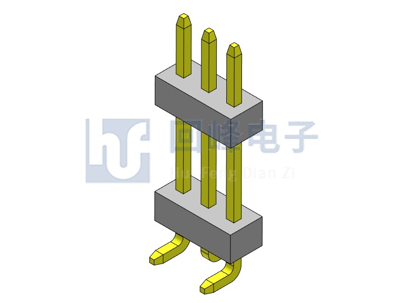 1.0mm 雙塑 SMT 1*40PIN 排針