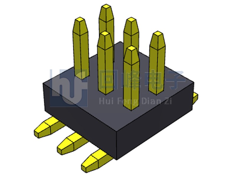 1.0mm 單塑 SMT 2*40PIN 排針