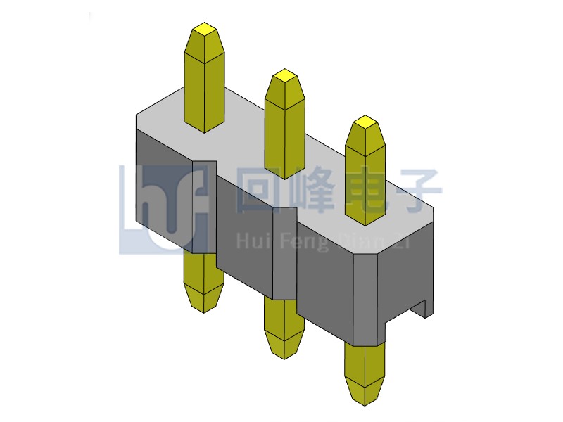 2.0mm 單塑 180度 1*40PIN 回峰排針