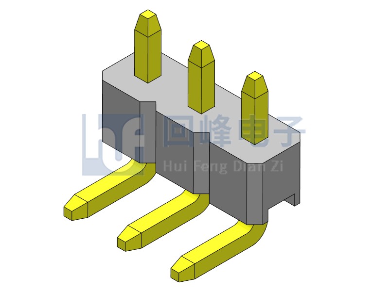 2.0mm 單塑 SMT 90度 1*40PIN 排針