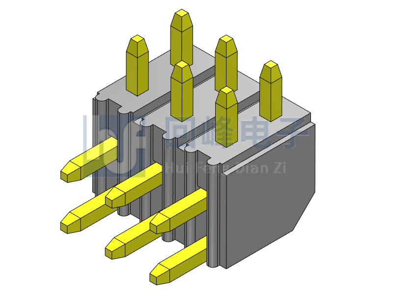 2.0mm 單塑  90度 2*40PIN 排針