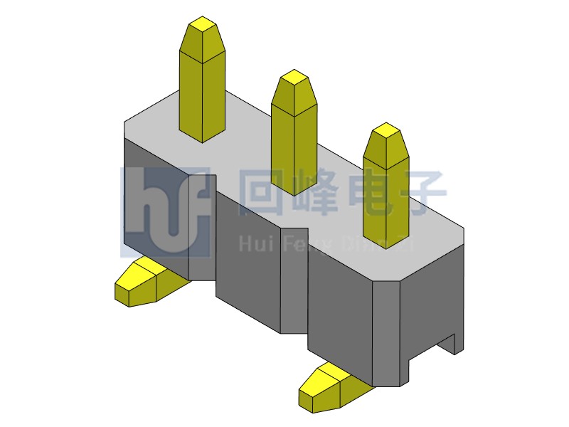 2.0mm 單塑 SMT 180度 1*40PIN 排針