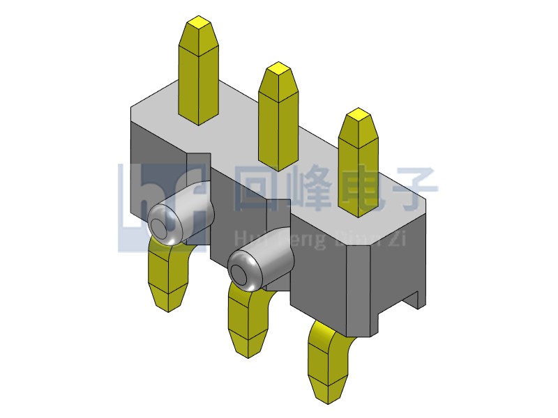 2.0mm 單塑 SMT 90度 1*40PIN 排針