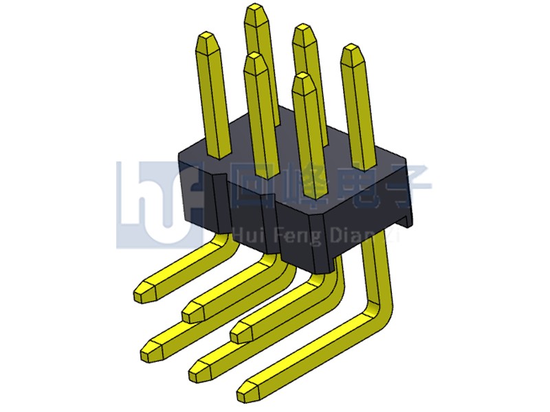 2.0mm 單塑 90度 2*40PIN 排針
