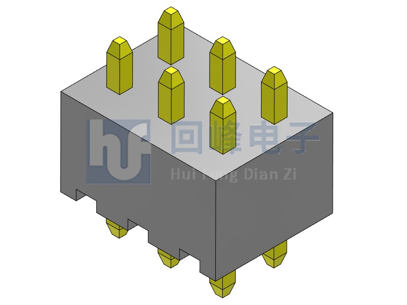 2.54mm 單塑 180度 2*40PIN 回峰
