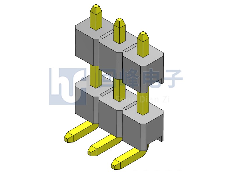 2.54mm 單塑 SMT 180度 1*40PIN 排針