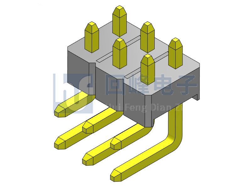 2.54mm 單塑 90度 2*40PIN 排針