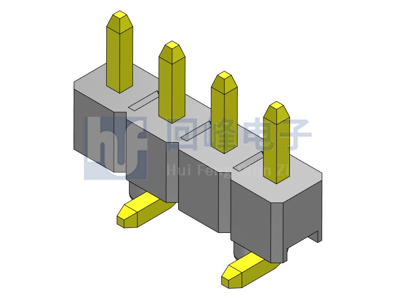 2.54mm 單塑 SMT 180度 1*40PIN 回峰