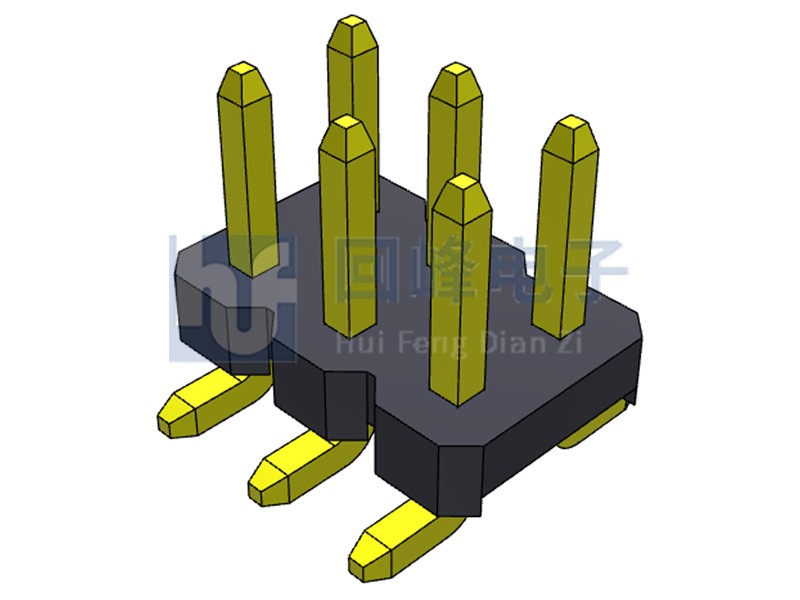 2.54mm 單塑 SMT 180度 2*40PIN 排針