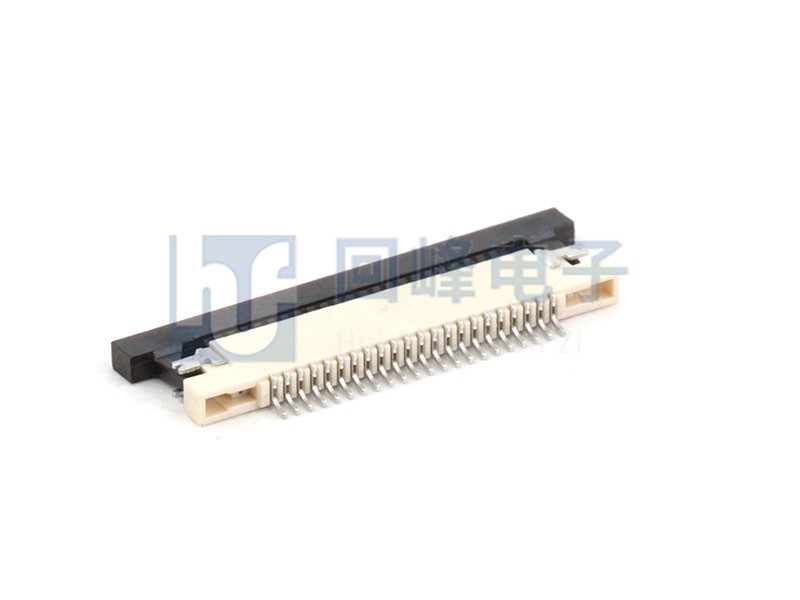 0.5mm間距 H4.3mm SMT  臥貼 下接