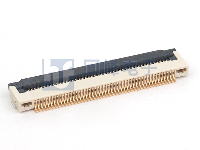 0.5mm間距 H6.35mm SMT 90度 臥貼