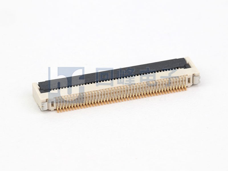 0.5mm間距 H2.4mm SMT 90度 臥貼
