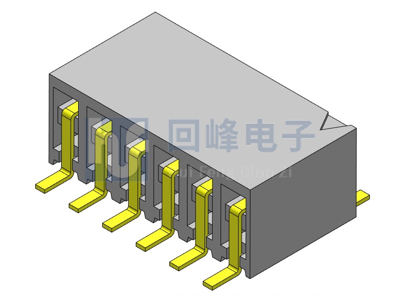 2.54mm排母 單排單塑 SMT 90度 2*40PIN