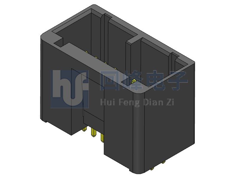 2.5mm 雙排公座 2*8PIN 不耐高溫 鋁合金
