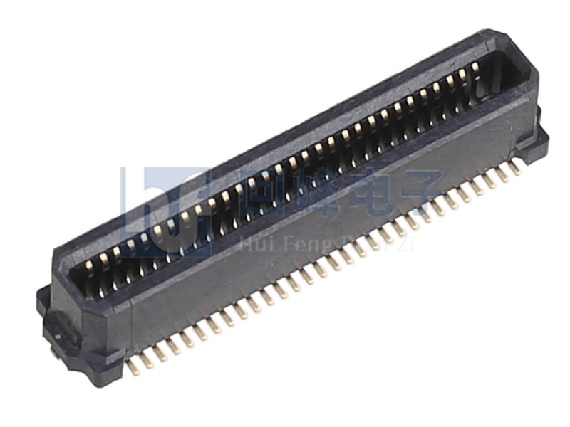 0.635mm 雙排連接器 2*40PIN 耐高溫 黑色