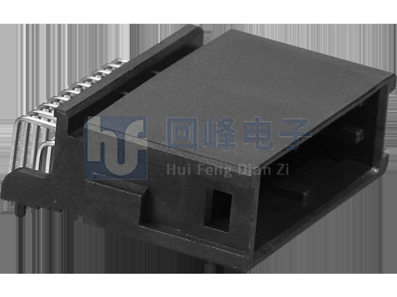 1.8mm 雙排公座 2*10PIN 耐高溫 黑色