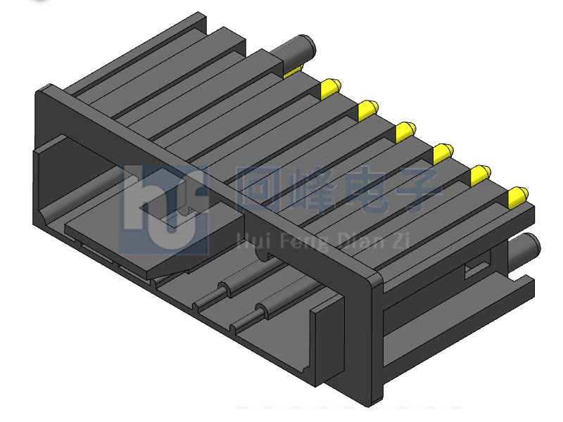 3.2mm 公座 黃銅  黑殼 7PIN