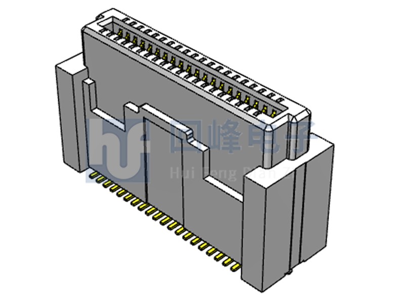 0.8mm 母座  雙排 SMT 2*20PIN 耐高溫