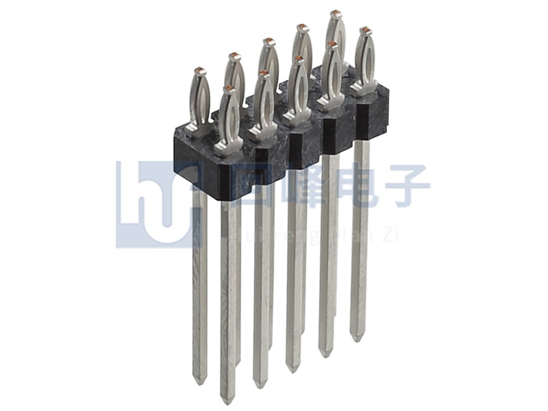 2.54mm魚眼排針 雙排雙塑 180度 DIP 2*40PIN