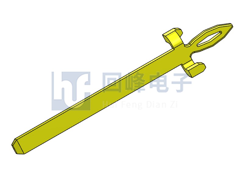 0.6mm厚度魚眼排針 單PIN 磷青銅