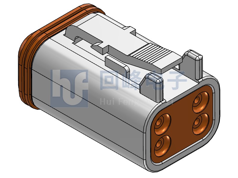 2*2PIN 矩形 母端子護(hù)套 線(xiàn)到線(xiàn)