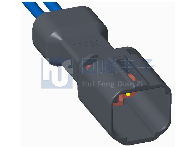 2.20mm間距 2PIN 公端子護(hù)套 線(xiàn)到線(xiàn)