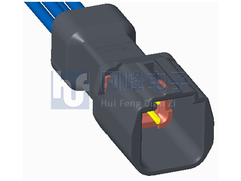 2.20mm間距 2*3PIN 公端子護(hù)套 線(xiàn)到線(xiàn)