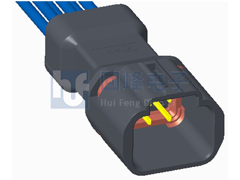 2.20mm間距 2*3PIN 公端子護(hù)套 線(xiàn)到線(xiàn)