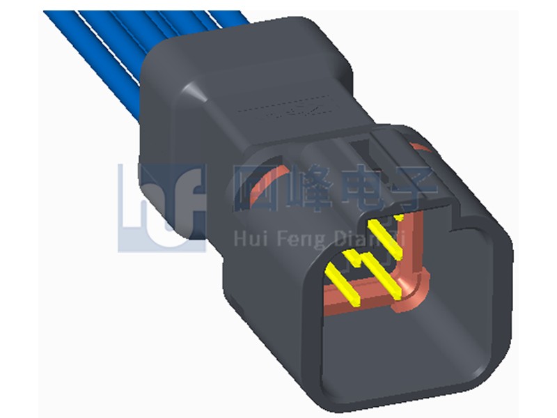 2.20mm間距 3*3PIN 公端子護(hù)套 線(xiàn)到線(xiàn)