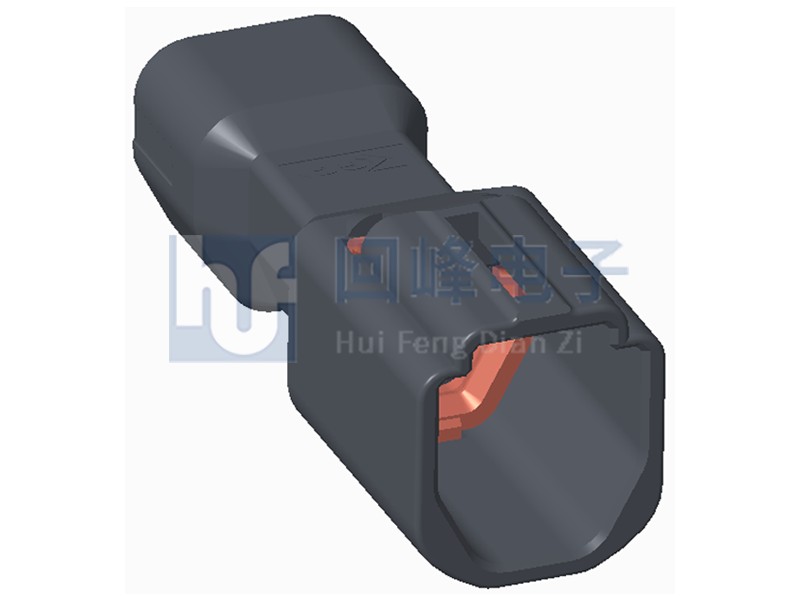 2.20mm 公端子護套 3芯 線到線