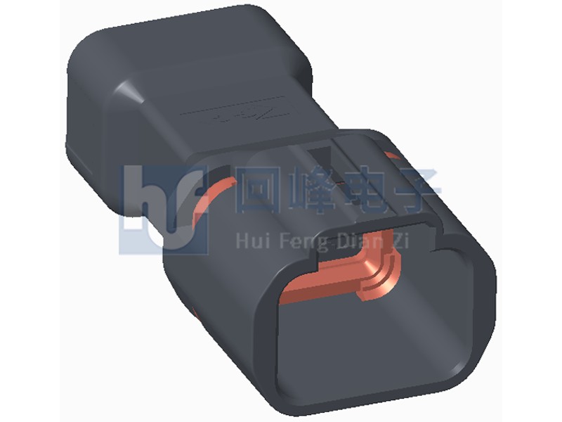 2.20mm 公端子護套 2*3PIN 線到線