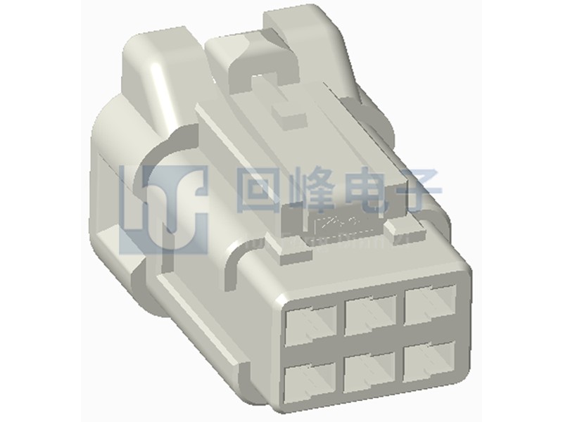 2.20mm 母端子護套 2*3PIN 線到線/線到板