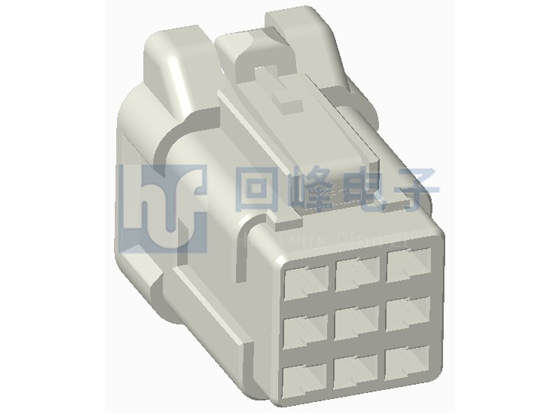 2.20mm 母端子護套 3*3PIN 線到線/線到板