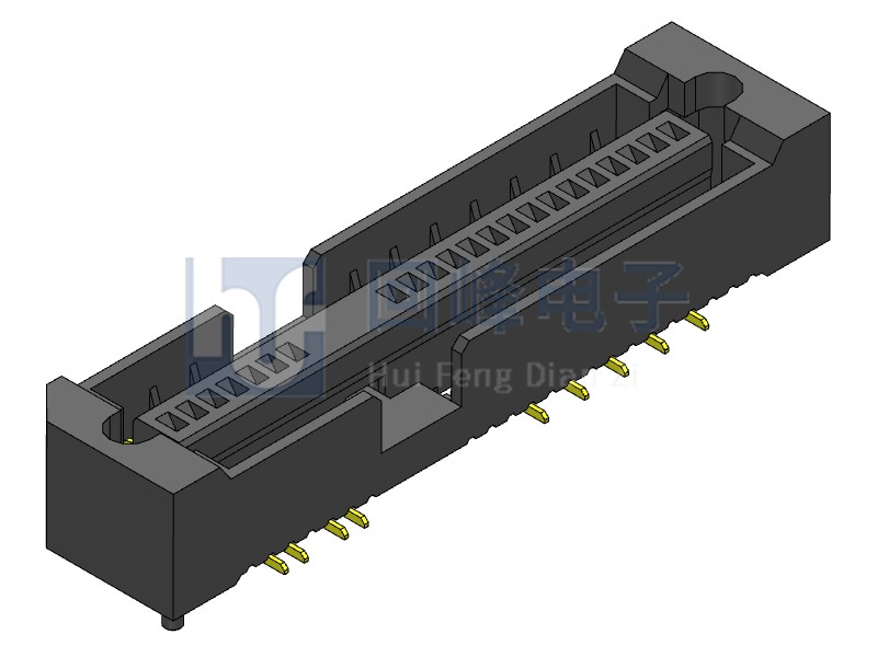 1.27mm 雙排 2*10PIN 耐高溫 黑色