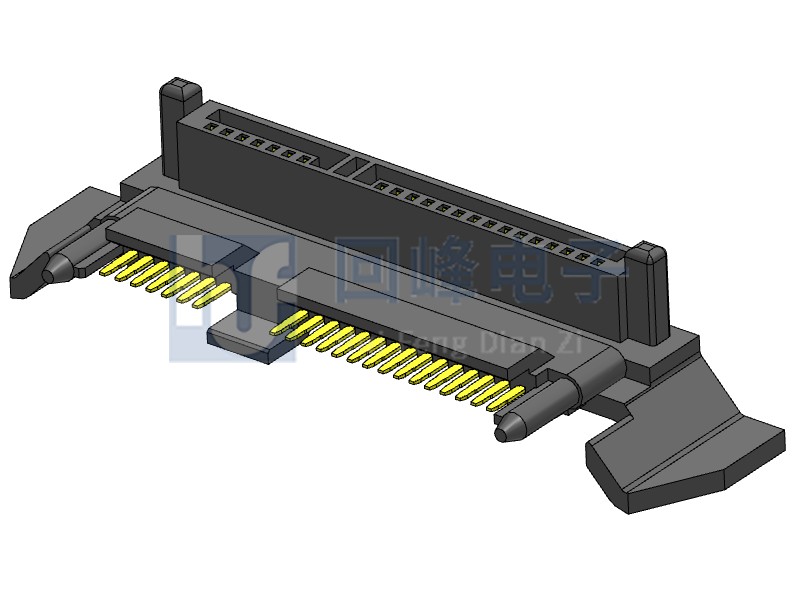 1.27mm  單排 2*24PIN 耐高溫 黑色