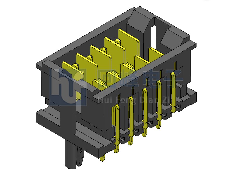 長(zhǎng)度2.8mm/高度7.9mm雙排 2*5PIN 耐高溫 黑色