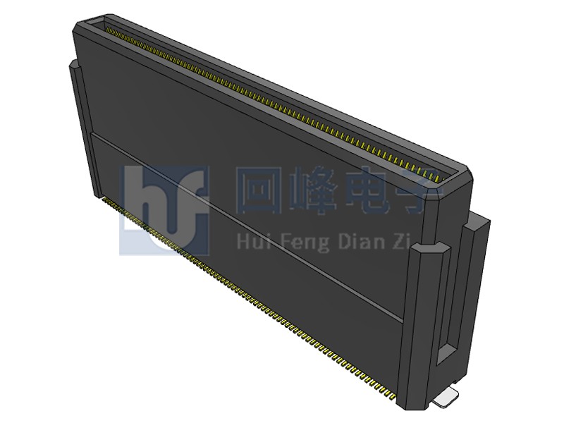 0.80mm 雙排 2*6PIN 耐高溫 黑色