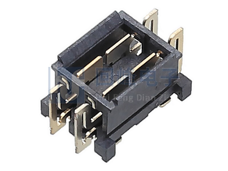 2.54mm 雙排 2*2PIN 耐高溫 黑色