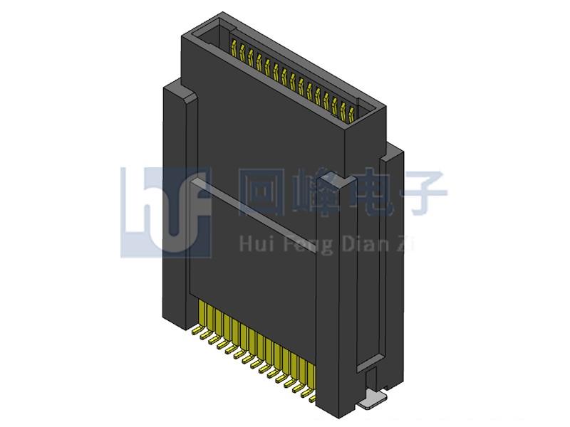 0.80mm 雙排 2*15PIN 耐高溫 黑色